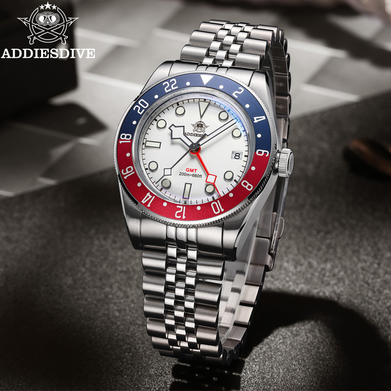 ADDIESDIVE 39mm Men's Quartz W - Anti Blue Light Film บทวิจารณ์และราคา