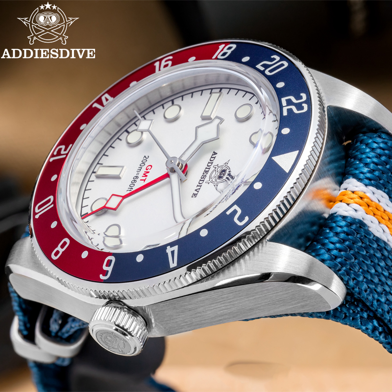 ADDIESDIVE 39mm Men's Quartz W - Anti Blue Light Film บทวิจารณ์และราคา