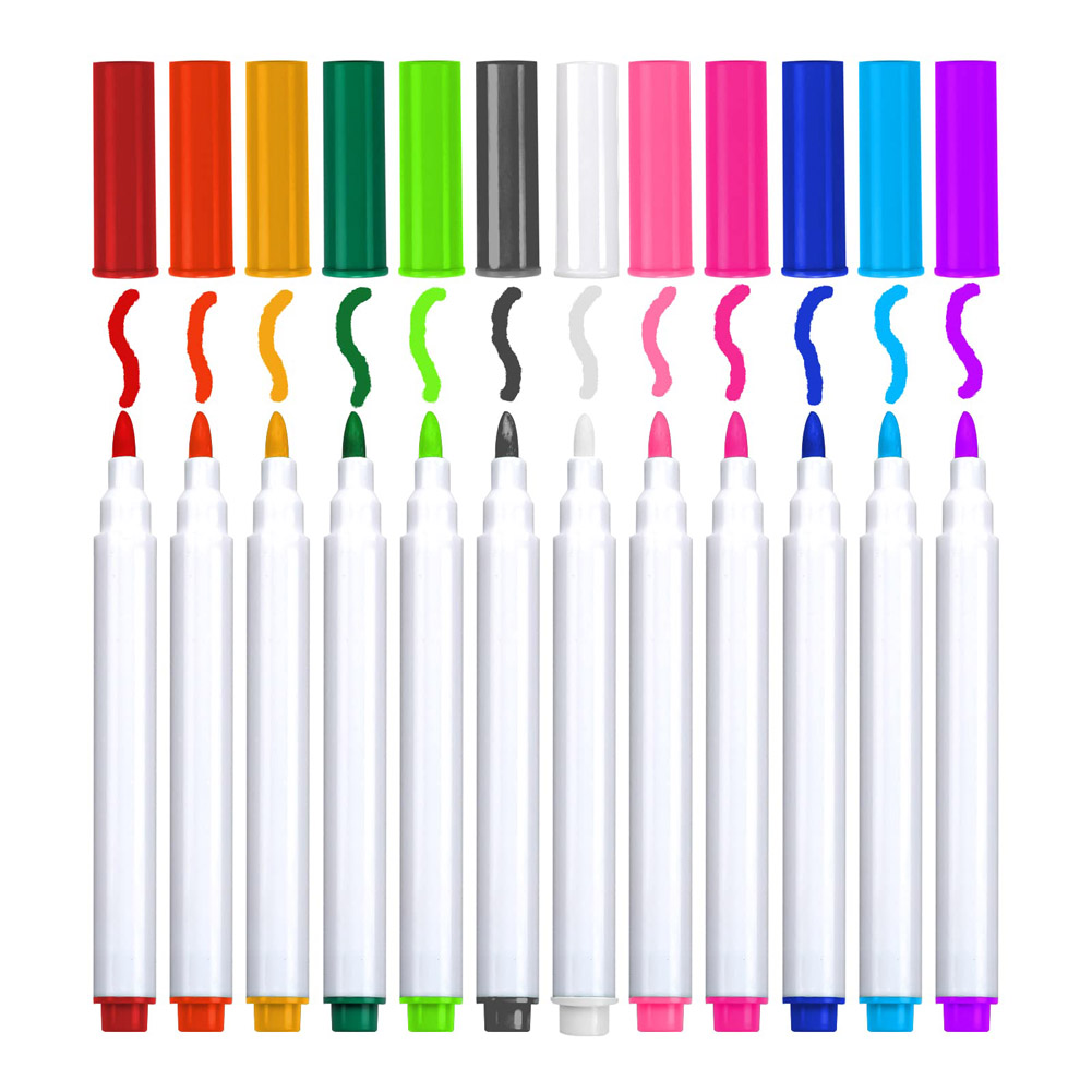 12 Colors Liquid Chalk Pens Fo - Dust Removal Sticker บทวิจารณ์และราคา