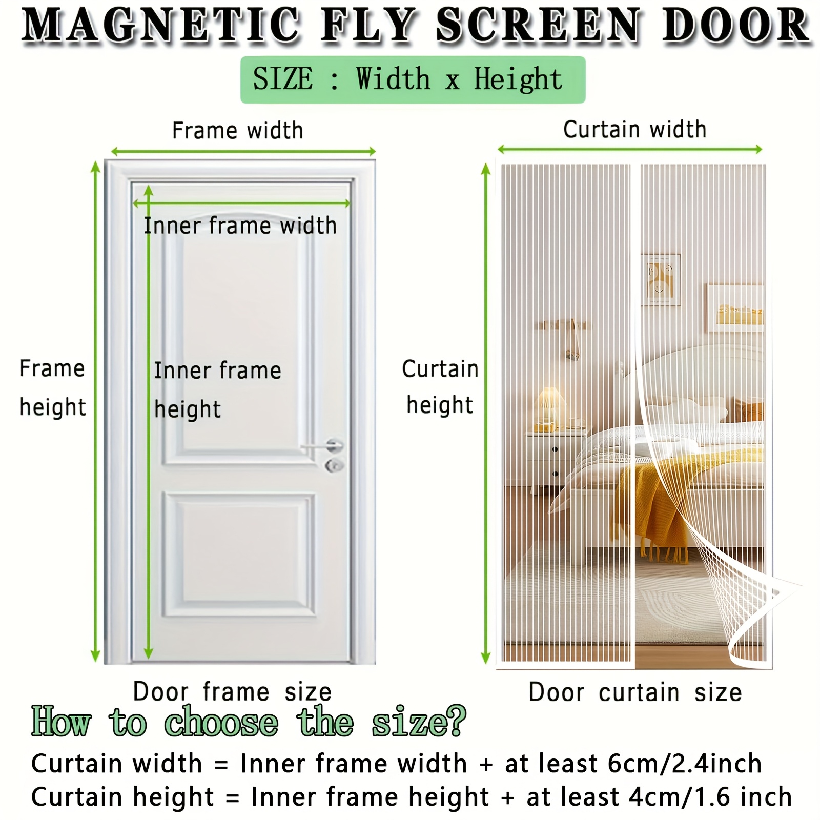Auto-Close Magnetic Mosquito D - Privacy Screen Protector บทวิจารณ์และราคา