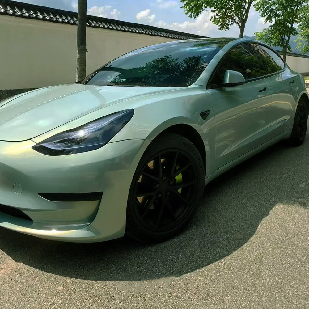 Car Vinyl Wrap Film Mica Green - Air Bubble Remover บทวิจารณ์และราคา