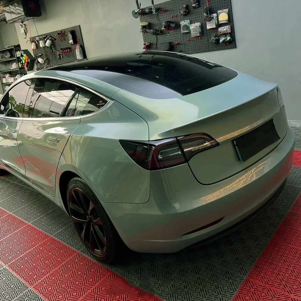 Car Vinyl Wrap Film Mica Green - Air Bubble Remover บทวิจารณ์และราคา