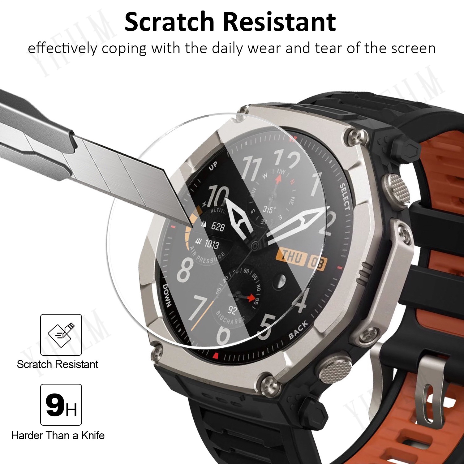 For Huami T-Rex Ultra 2 Screen - Glass Protector Auto บทวิจารณ์และราคา