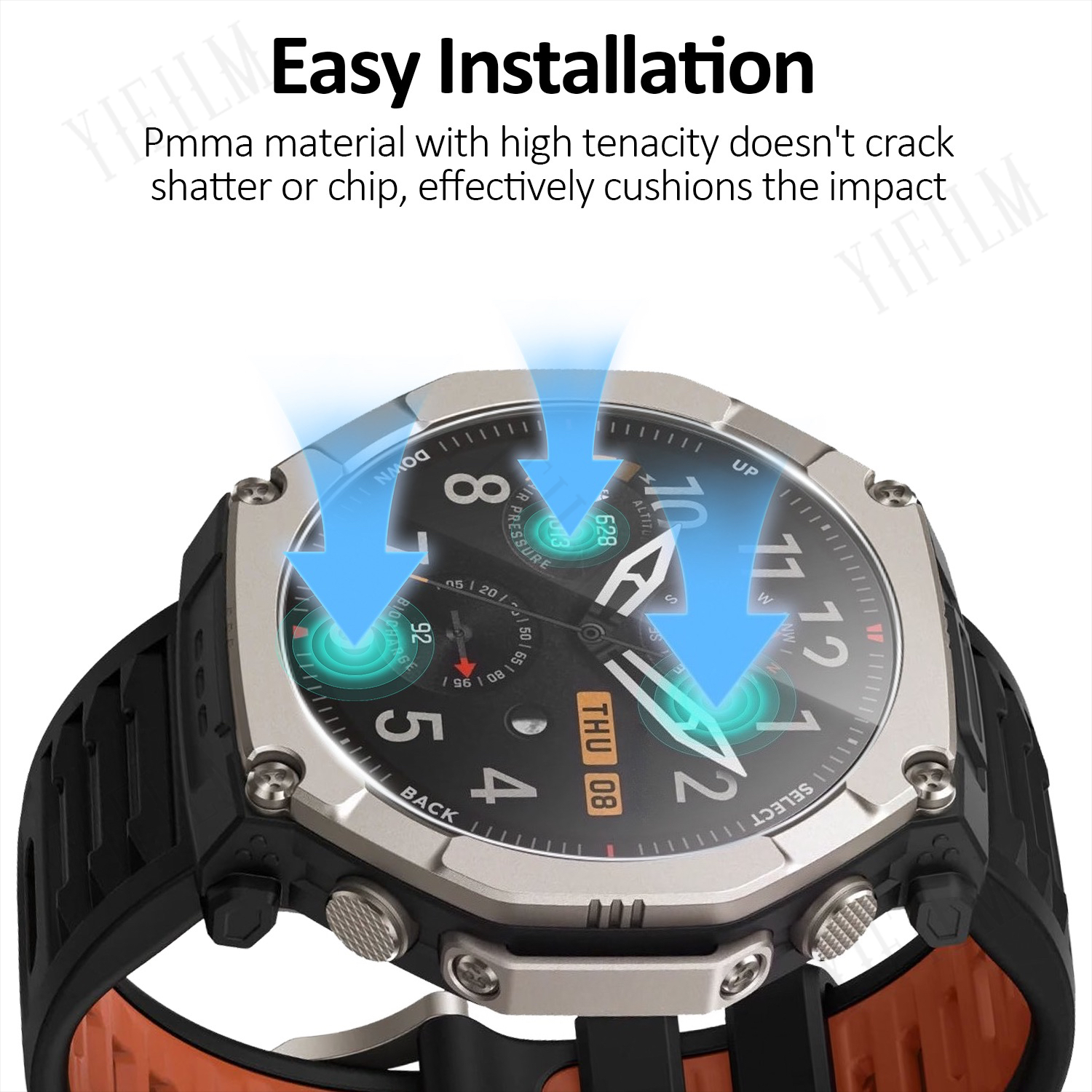 For Huami T-Rex Ultra 2 Screen - Glass Protector Auto บทวิจารณ์และราคา