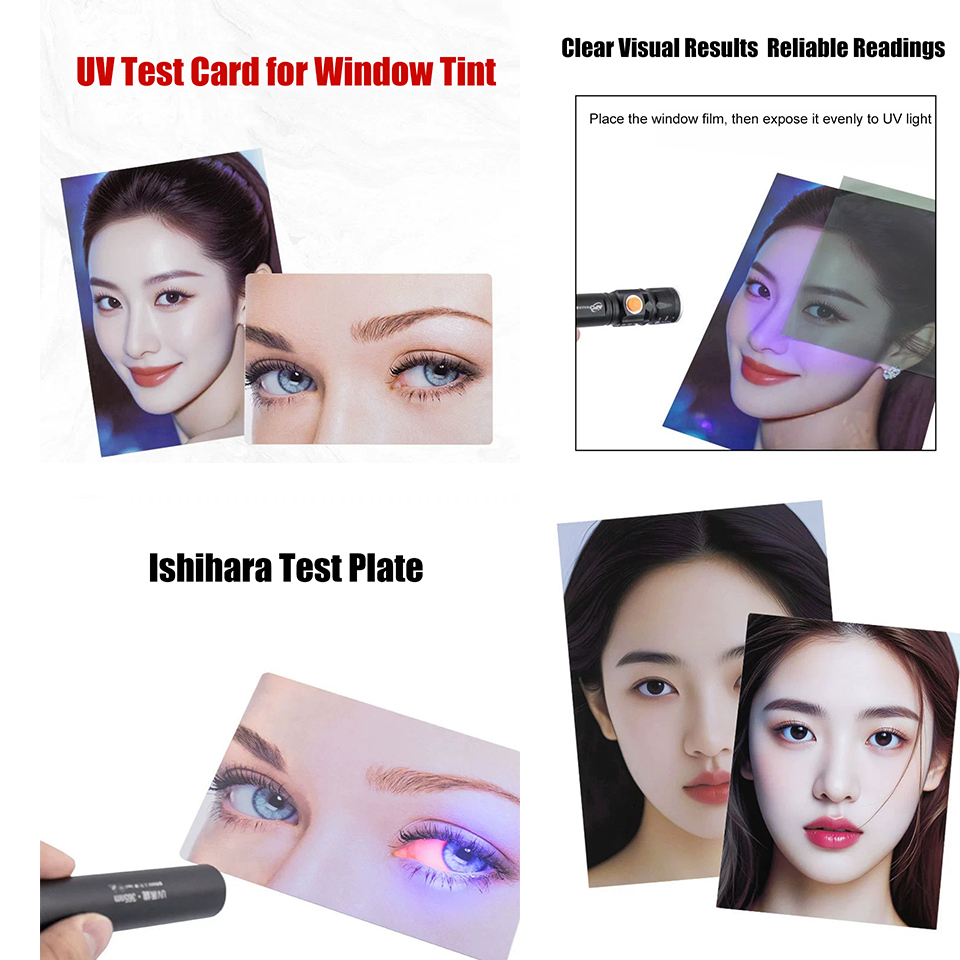 Blue Light & UV Test Card for  - Anti Blue Light Film บทวิจารณ์และราคา
