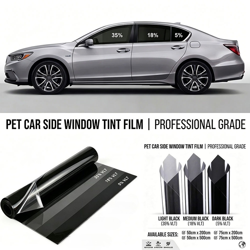 2m/5m 5/18/35 Percent VLT Car  - Glass Protector Auto บทวิจารณ์และราคา