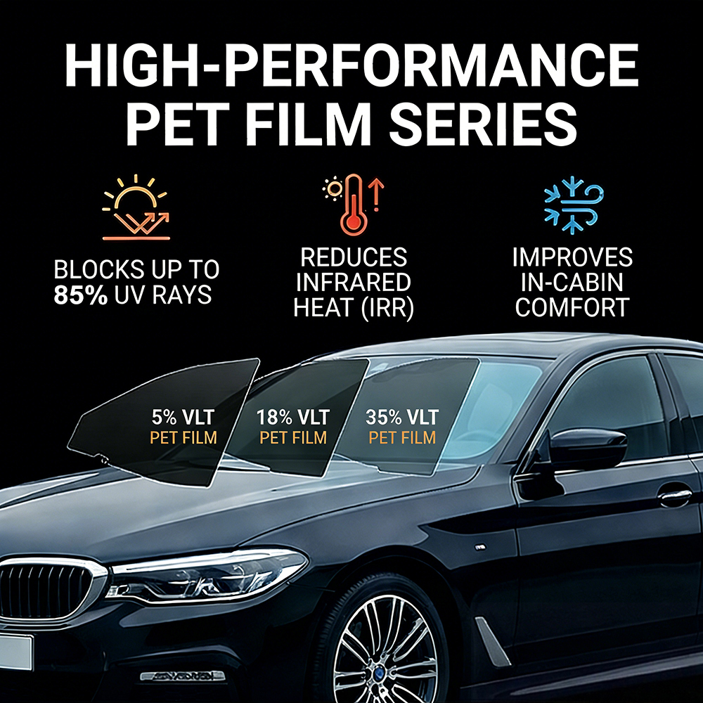 2m/5m 5/18/35 Percent VLT Car  - Glass Protector Auto บทวิจารณ์และราคา
