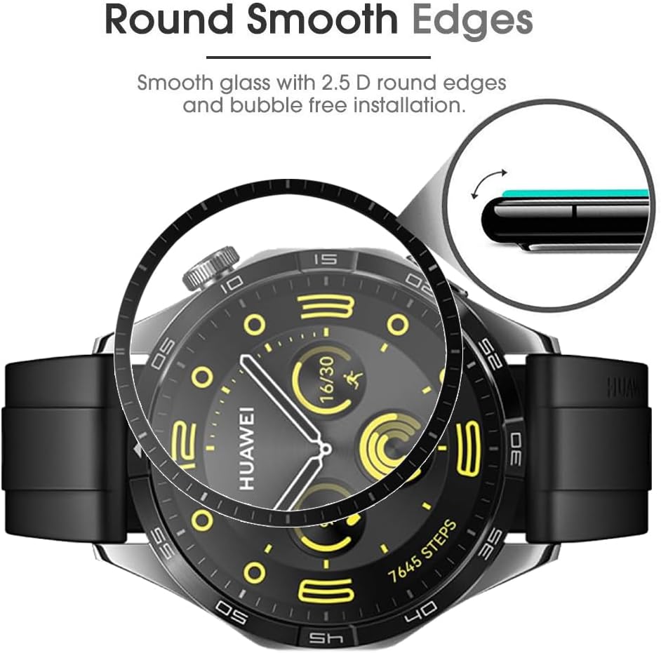 3D Film for Huawei Watch GT5Pr - Curved Edge Screen บทวิจารณ์และราคา