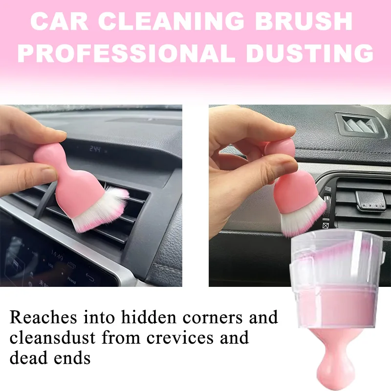 1/3/5PCS Pink Car Dust Removal - Dust Removal Sticker บทวิจารณ์และราคา