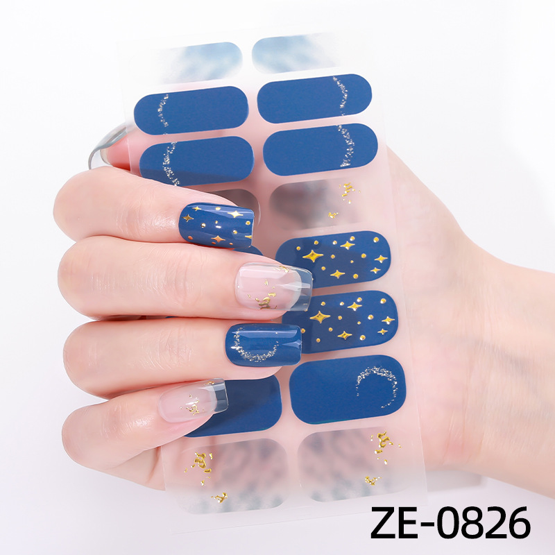 16Tips Marble Gradient Starry  - Full Cover Adhesive บทวิจารณ์และราคา
