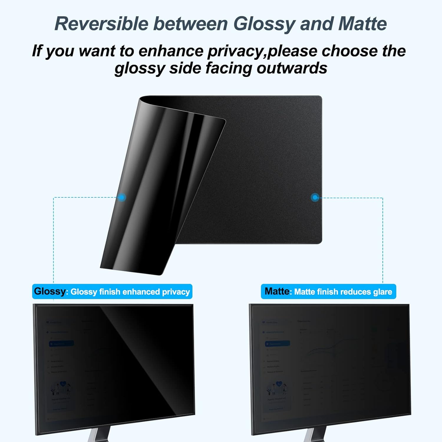 2 Pack 24 Inch Computer Privac - Privacy Filter 2Pack บทวิจารณ์และราคา