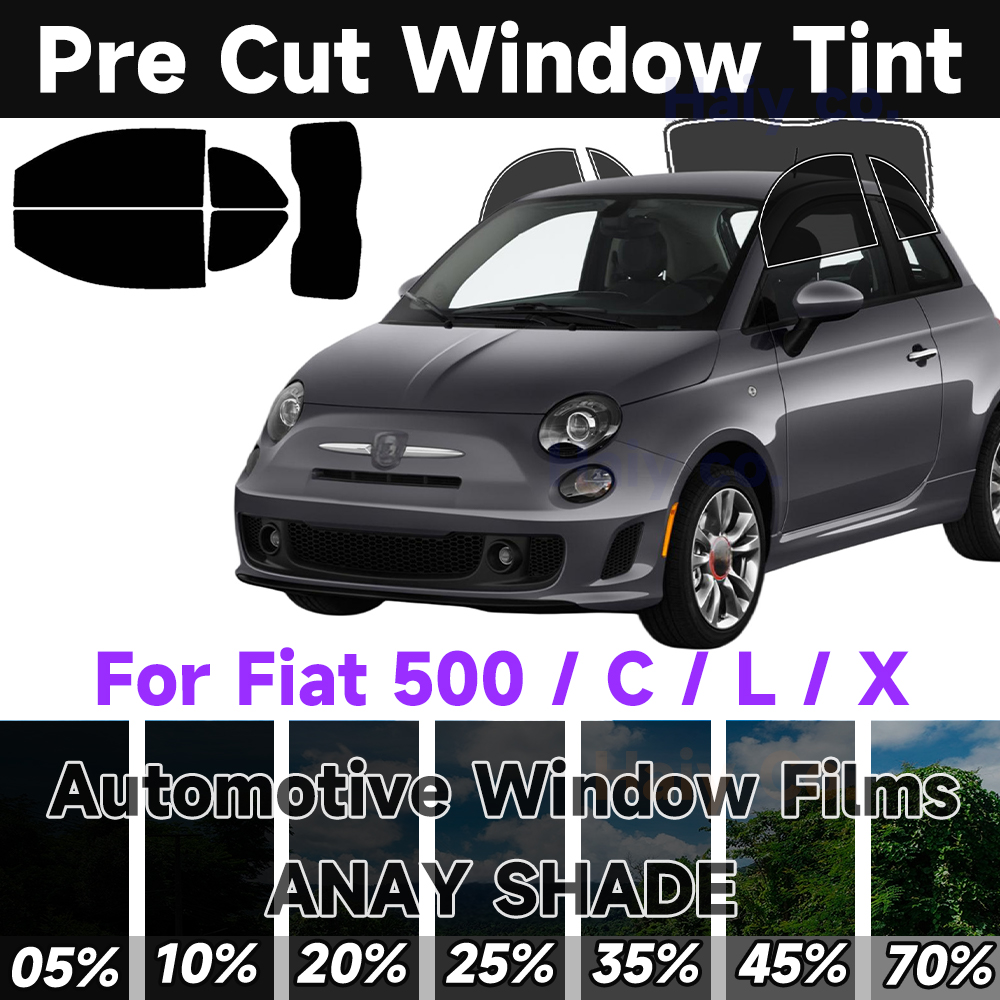 Precut Window Tint for Fiat 50 - Glass Protector Auto บทวิจารณ์และราคา