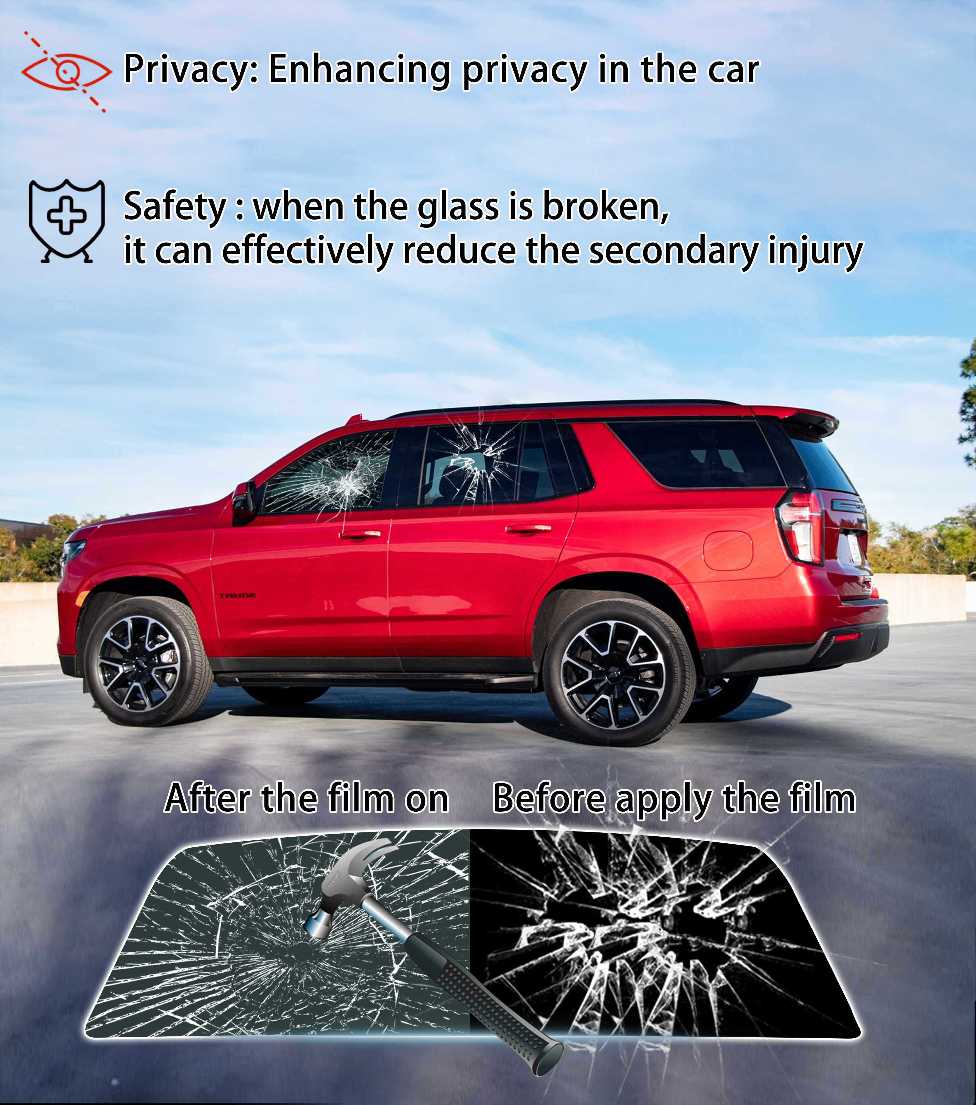 Precut Window Tint for Fiat 50 - Glass Protector Auto บทวิจารณ์และราคา