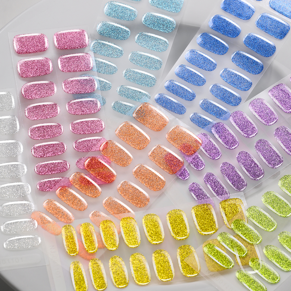 16Tips Colorful Glitter Semi C - Full Cover Adhesive บทวิจารณ์และราคา