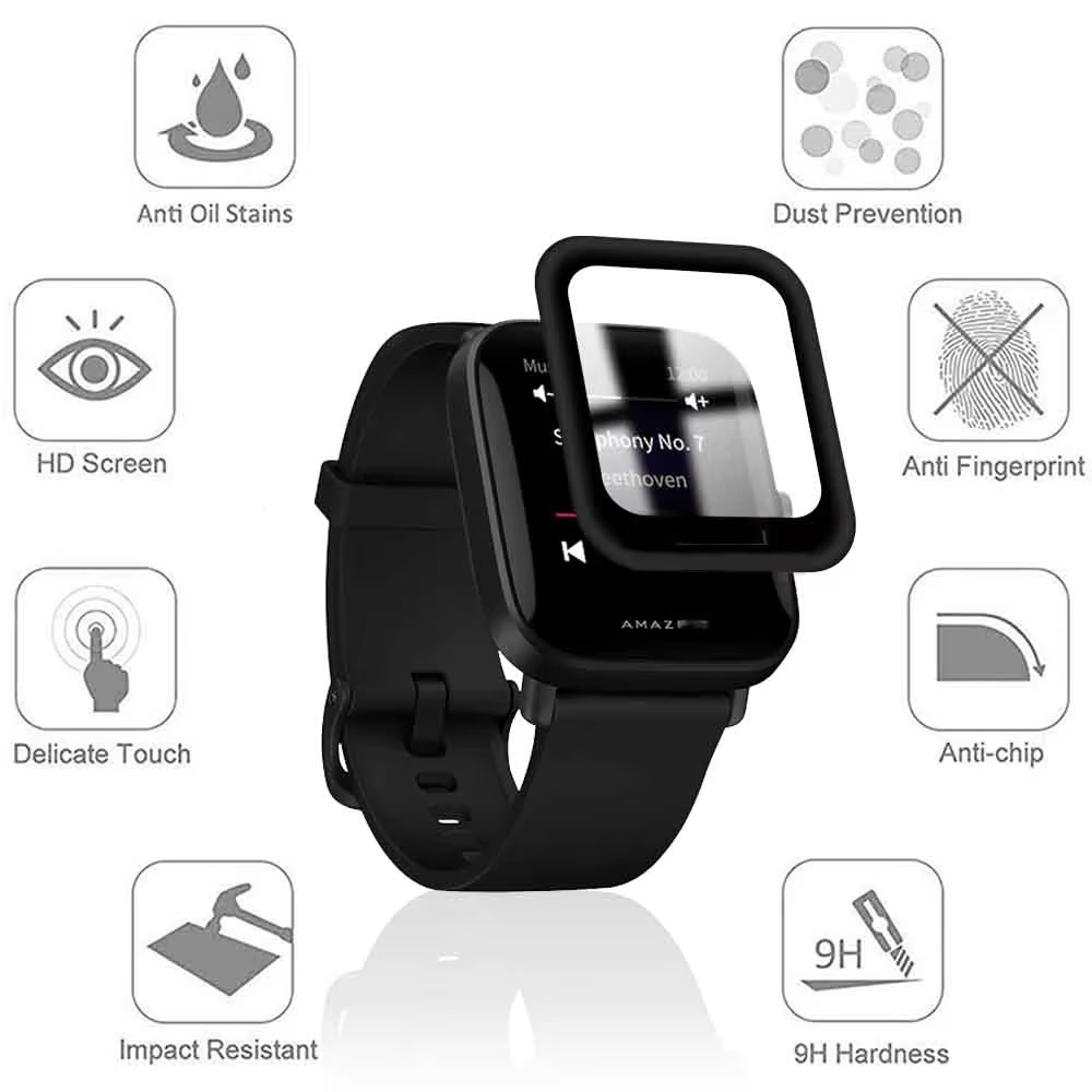 1-6 PCS Screen Protector Film  - Smartwatch Screen Film บทวิจารณ์และราคา