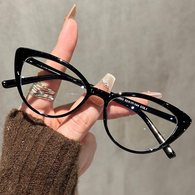 Small Cat Eye Eyeglasses Women - Anti Blue Light Film บทวิจารณ์และราคา