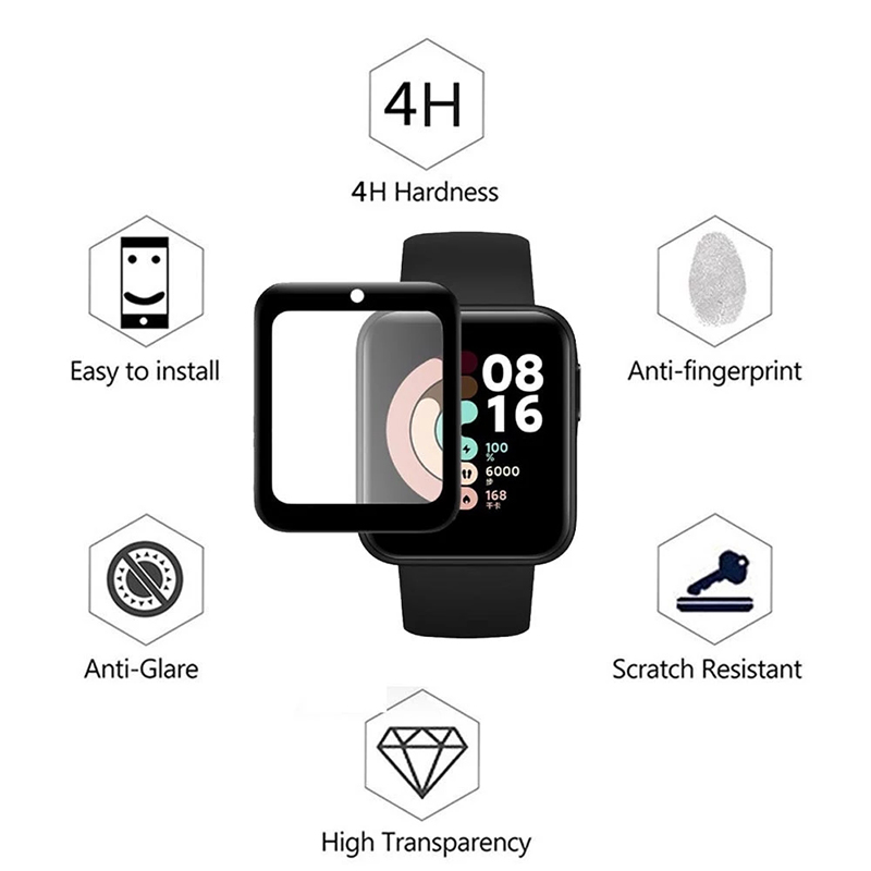 2 Pcs Tempered Glass for Redmi - Smartwatch Screen Film บทวิจารณ์และราคา