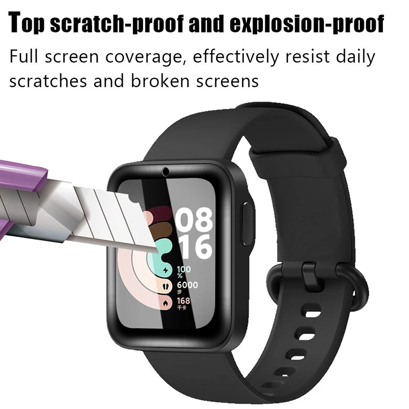 2 Pcs Tempered Glass for Redmi - Smartwatch Screen Film บทวิจารณ์และราคา