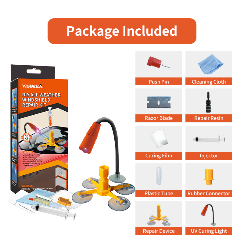 Visbella Car Windshield Repair - Liquid Uv Glue Kit บทวิจารณ์และราคา