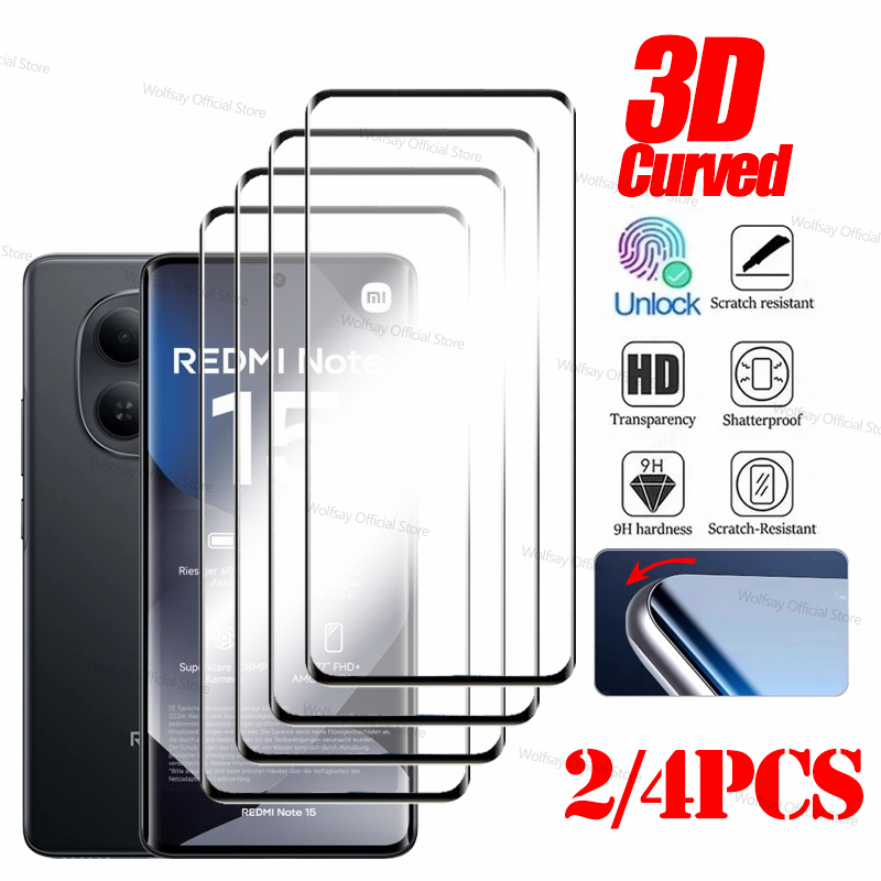 2/4 PCS 3D Curved Edge Glass F - Curved Edge Screen บทวิจารณ์และราคา