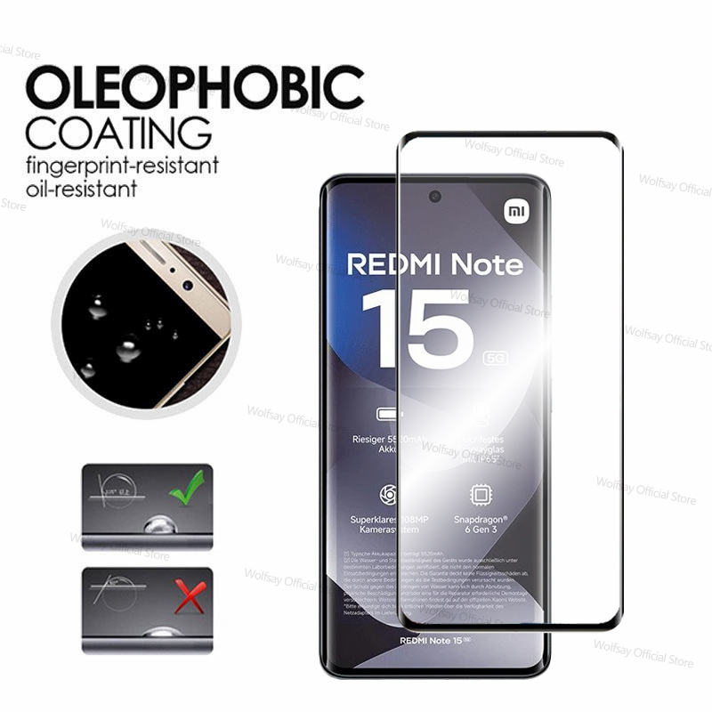 2/4 PCS 3D Curved Edge Glass F - Curved Edge Screen บทวิจารณ์และราคา