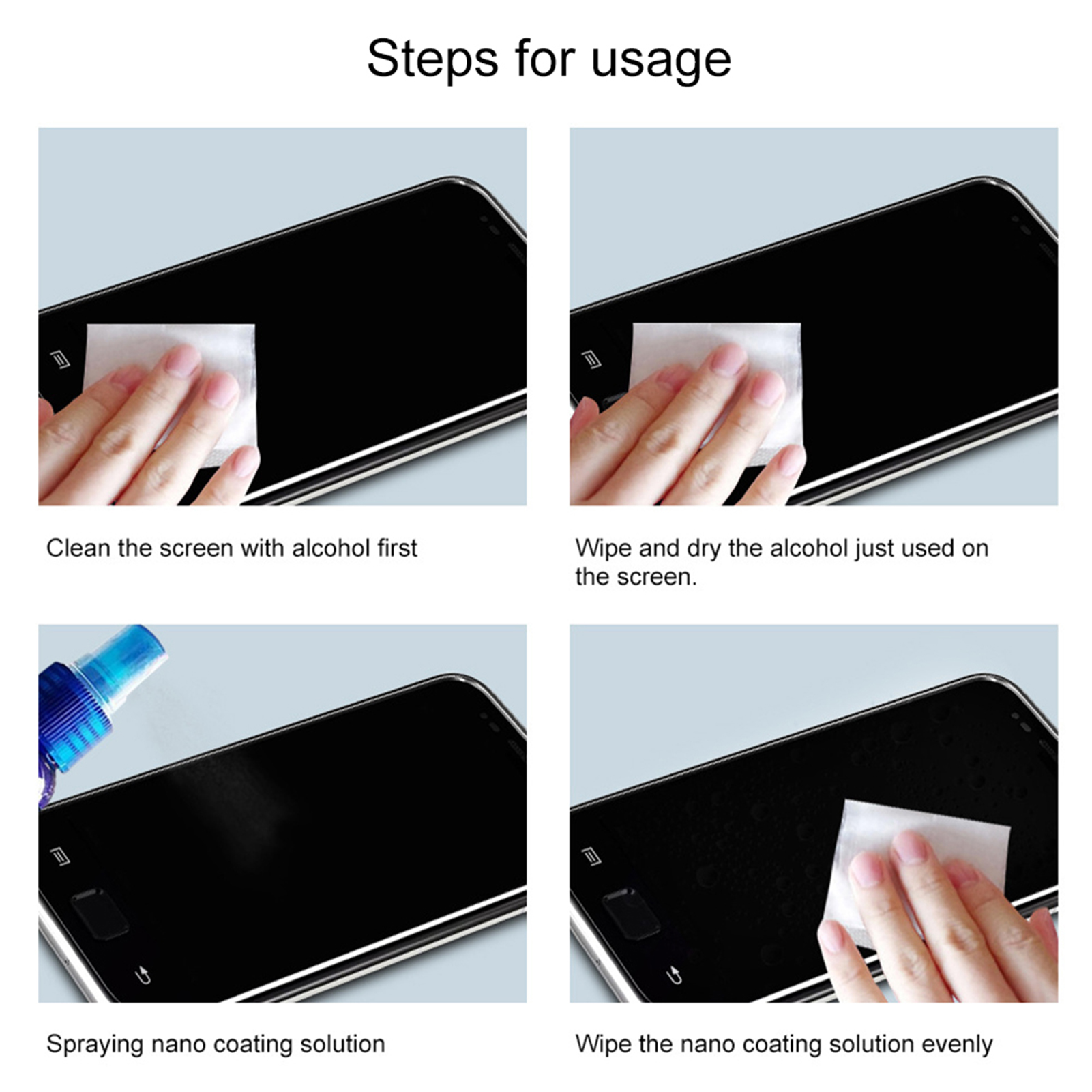 Nano  Screen Protector Fade Fi - Oleophobic Coating Spray บทวิจารณ์และราคา