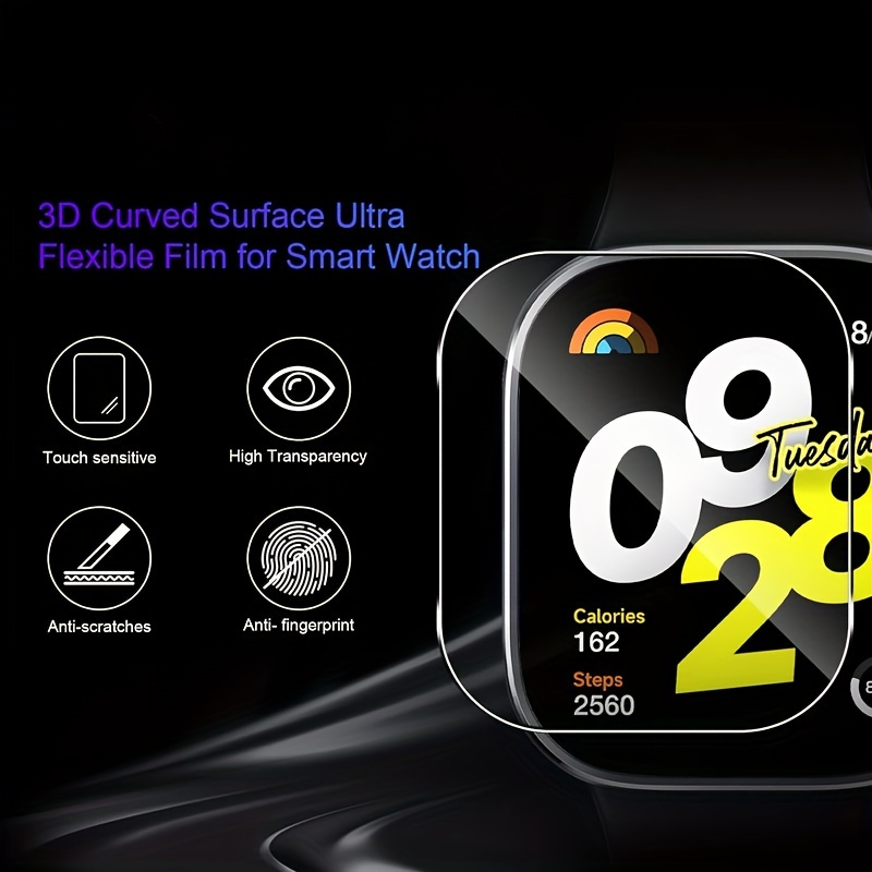 3-5Pcs Premium Tempered Glass  - Smartwatch Screen Film บทวิจารณ์และราคา