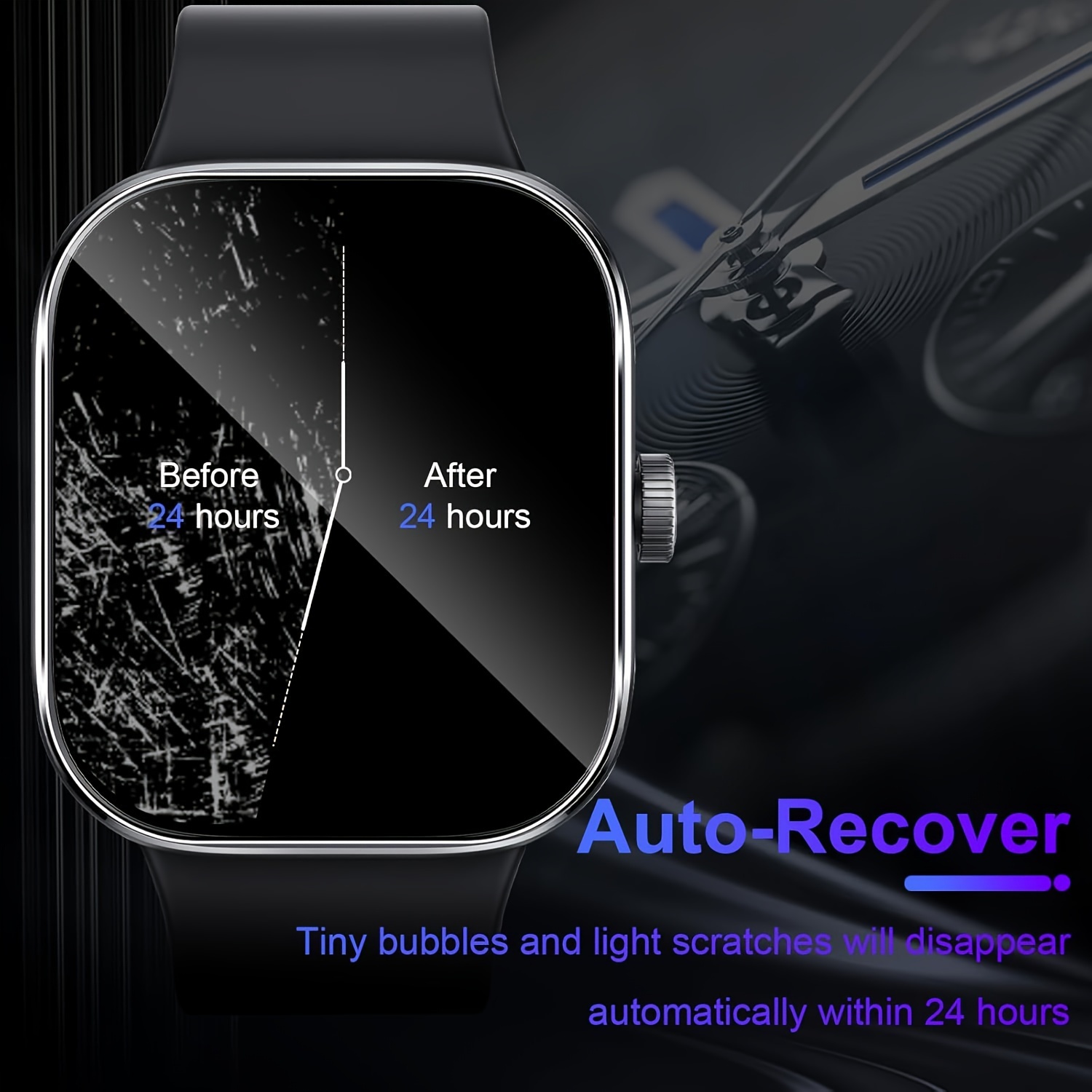 3-5Pcs Premium Tempered Glass  - Smartwatch Screen Film บทวิจารณ์และราคา