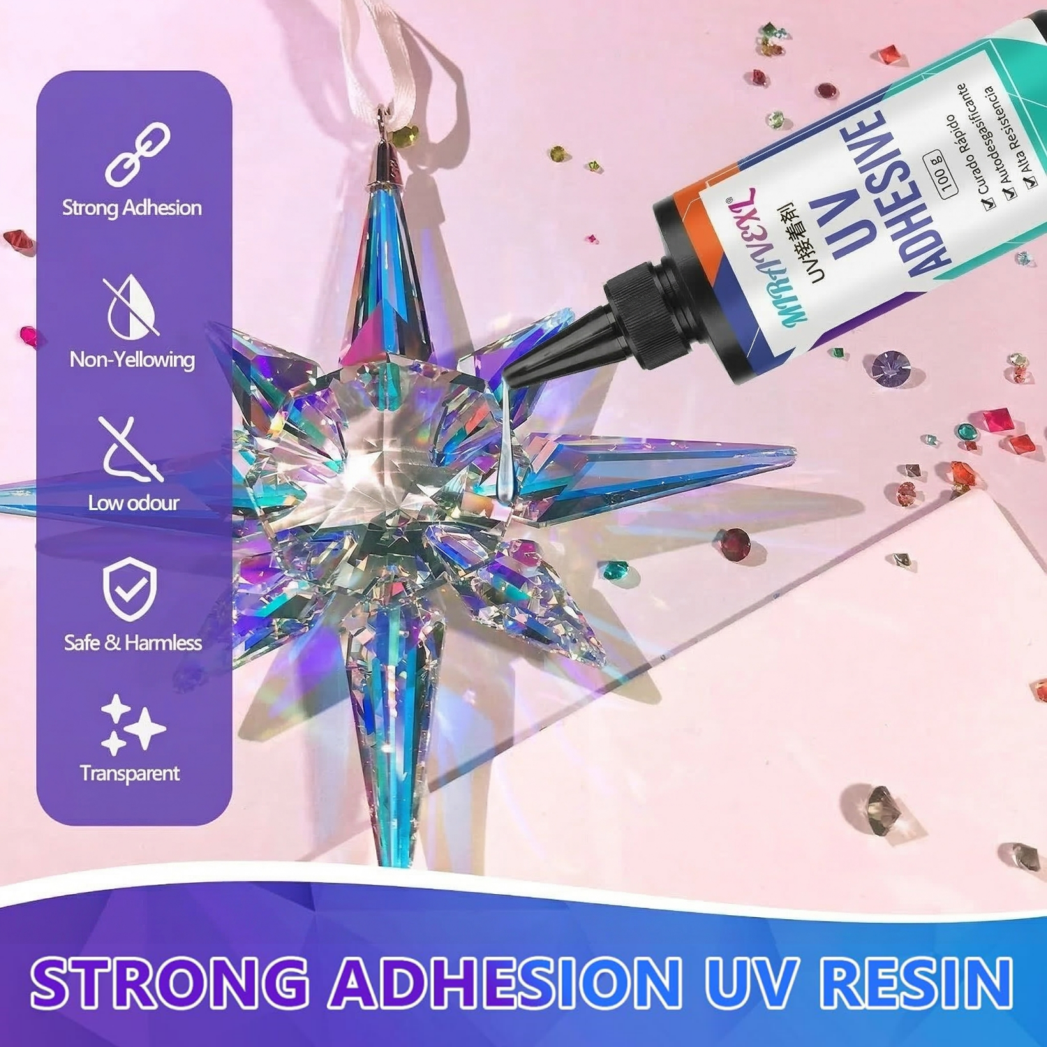 Upgraded UV Resin Kit with USB - Liquid Uv Glue Kit บทวิจารณ์และราคา