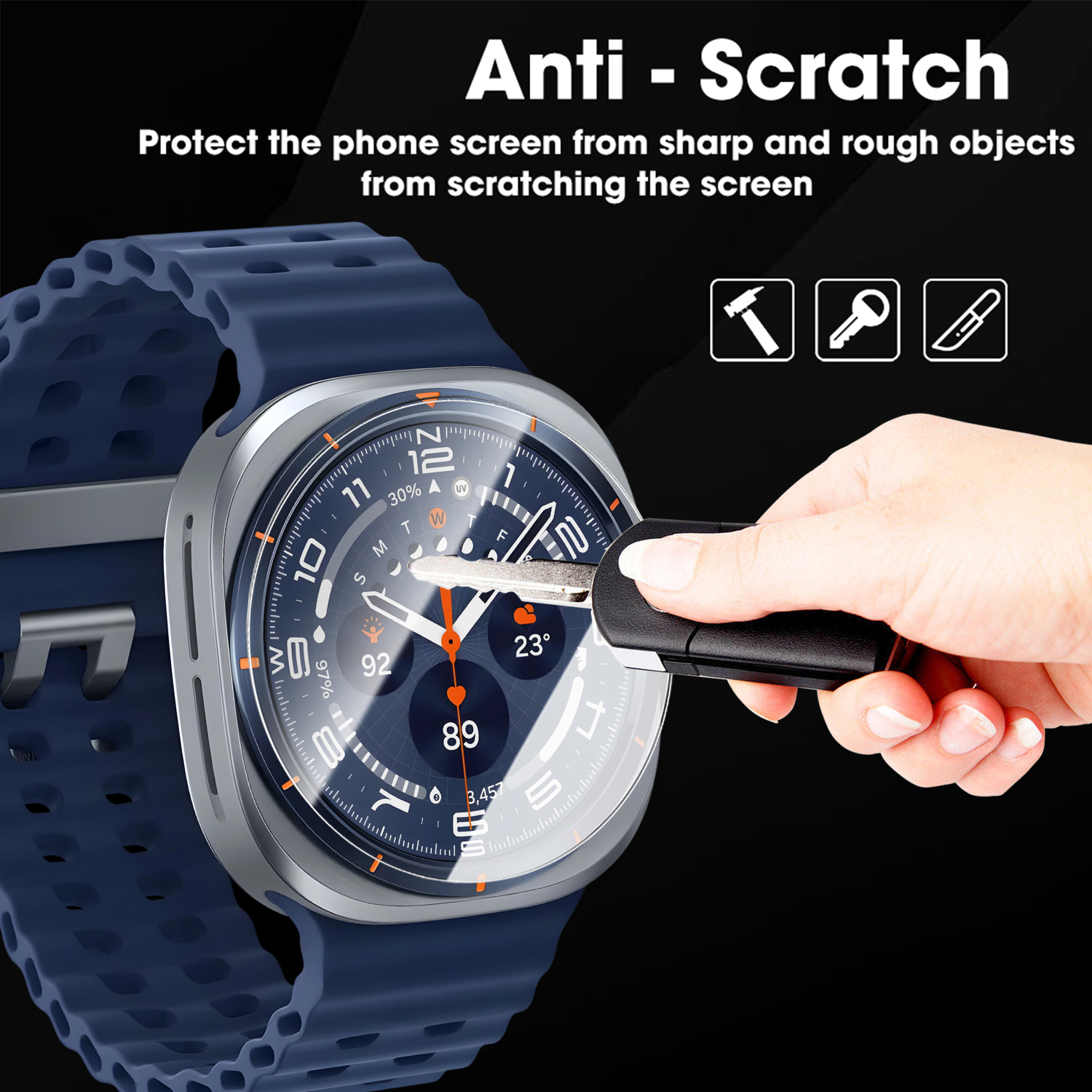 For Samsung Galaxy Watch Ultra - Glass Protector Auto บทวิจารณ์และราคา