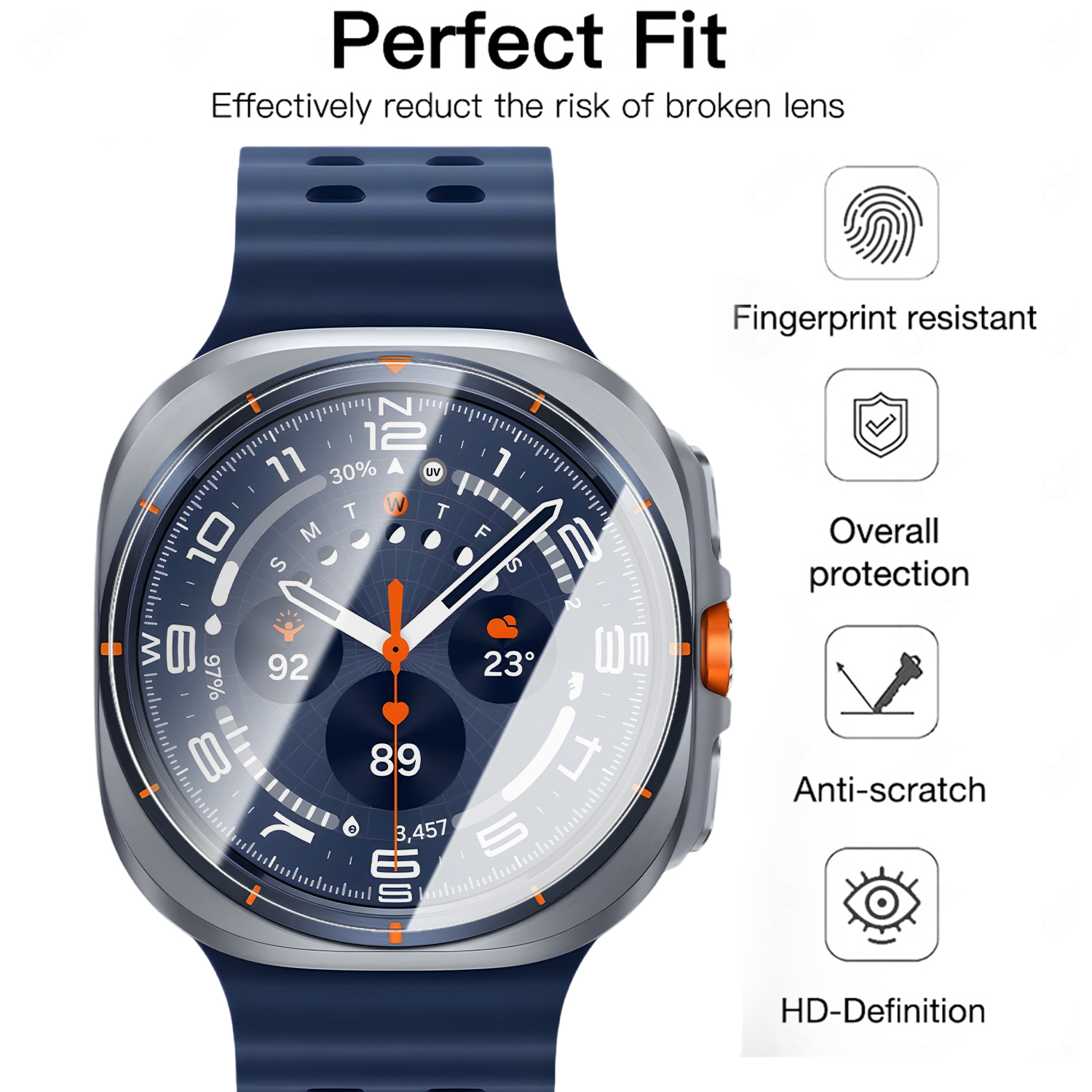 For Samsung Galaxy Watch Ultra - Glass Protector Auto บทวิจารณ์และราคา