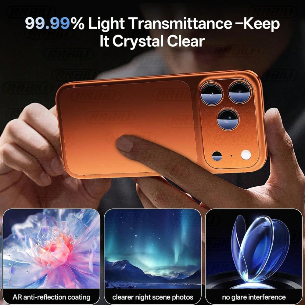 NNBILI 2Pcs For IPhone 17 Pro  - Tempered Glass Screen 9H บทวิจารณ์และราคา
