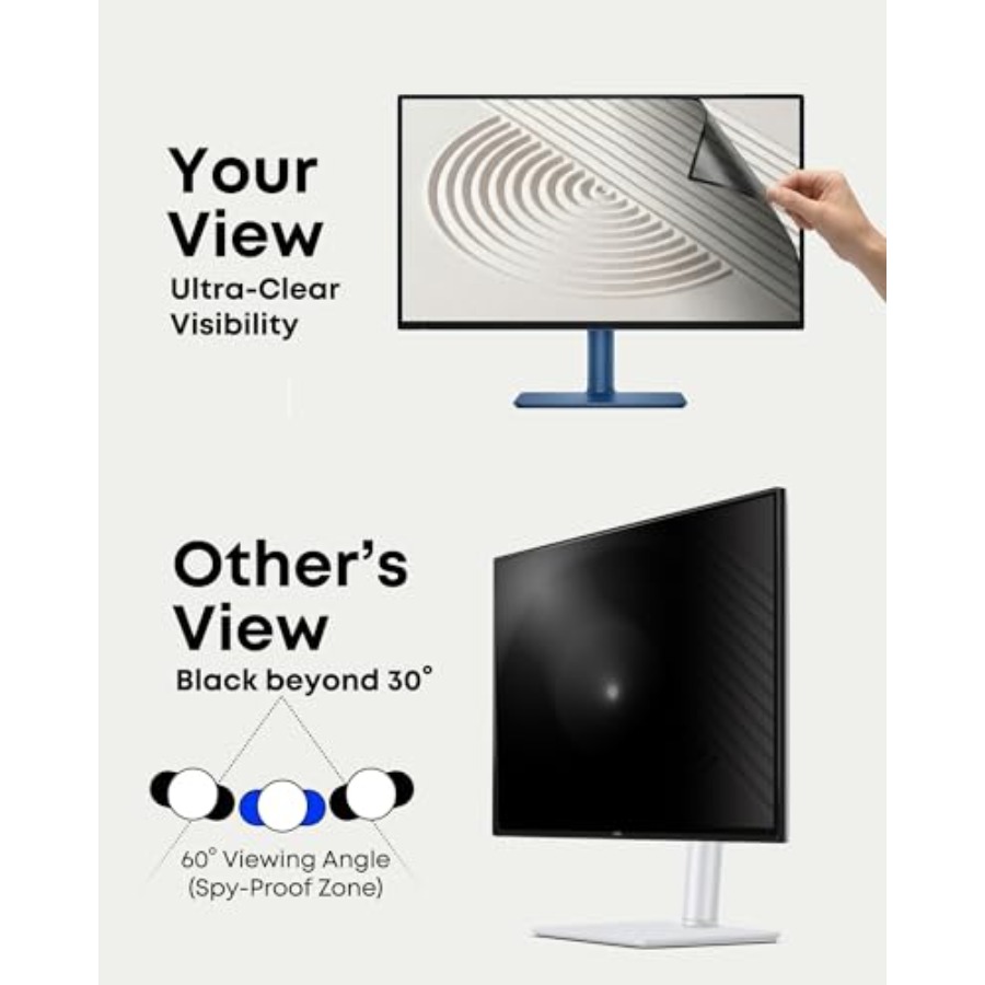 2-Pack 27 Inch Computer Privac - Privacy Filter 2Pack บทวิจารณ์และราคา