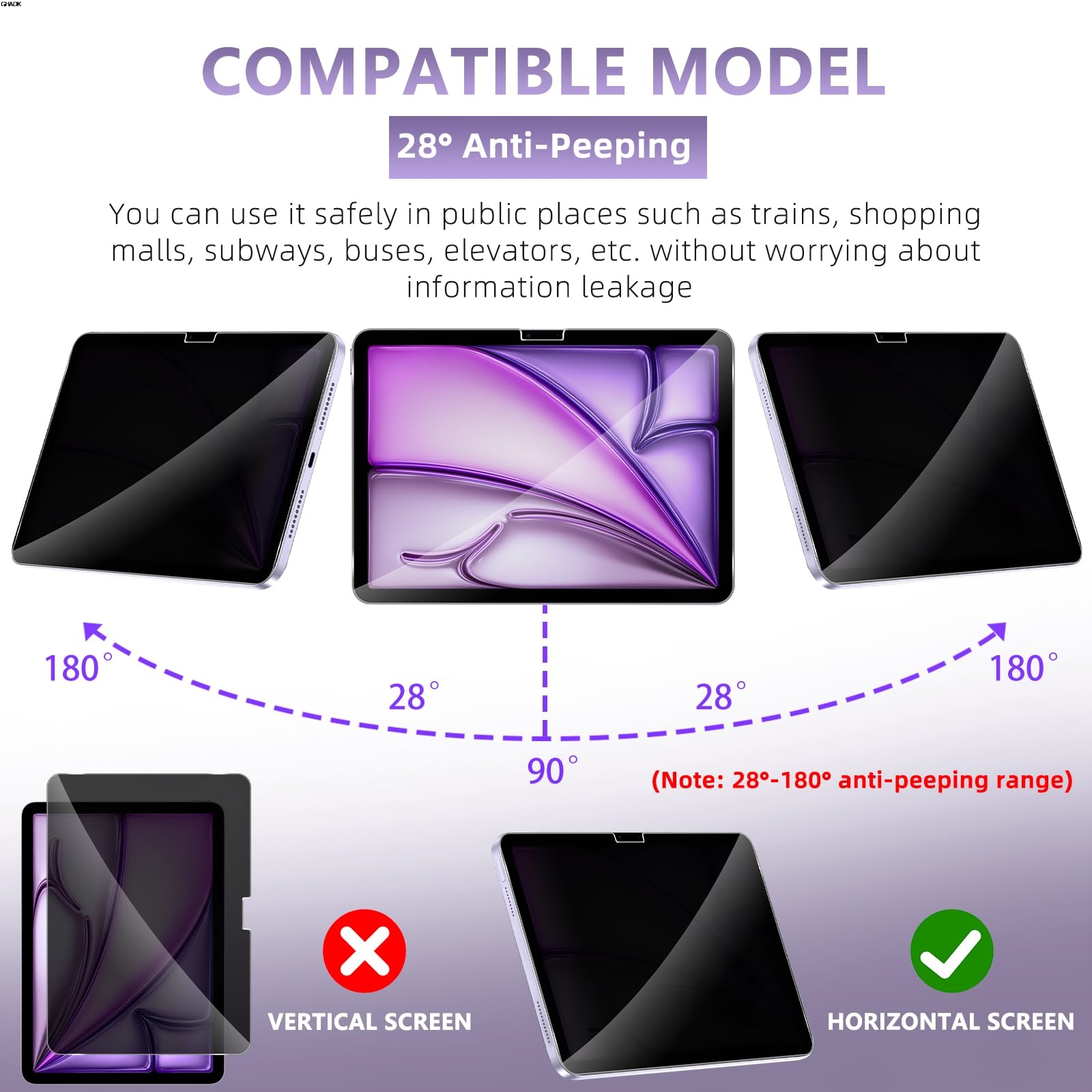 2 Way Privacy Anti-Spy Screen  - Matte Anti Glare Screen บทวิจารณ์และราคา