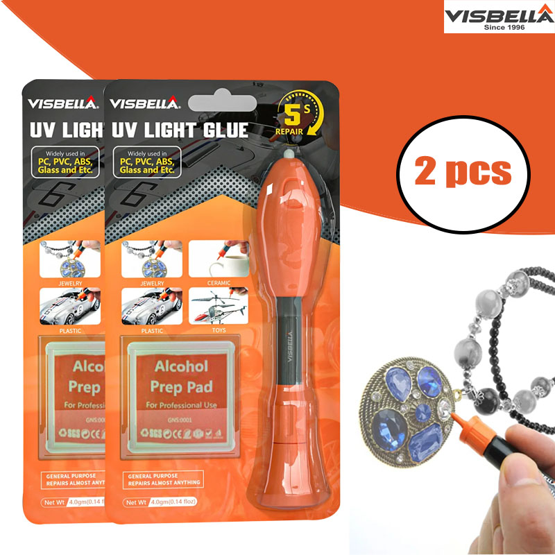Visbella 2 PCS UV Light Glue P - Liquid Uv Glue Kit บทวิจารณ์และราคา