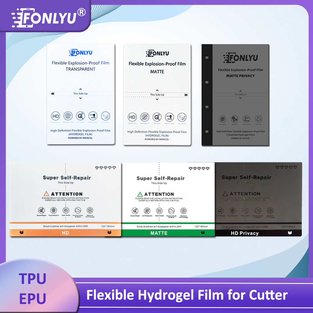 FONLYU 50pc Universal HD Matte - Screen Protector Cutter บทวิจารณ์และราคา