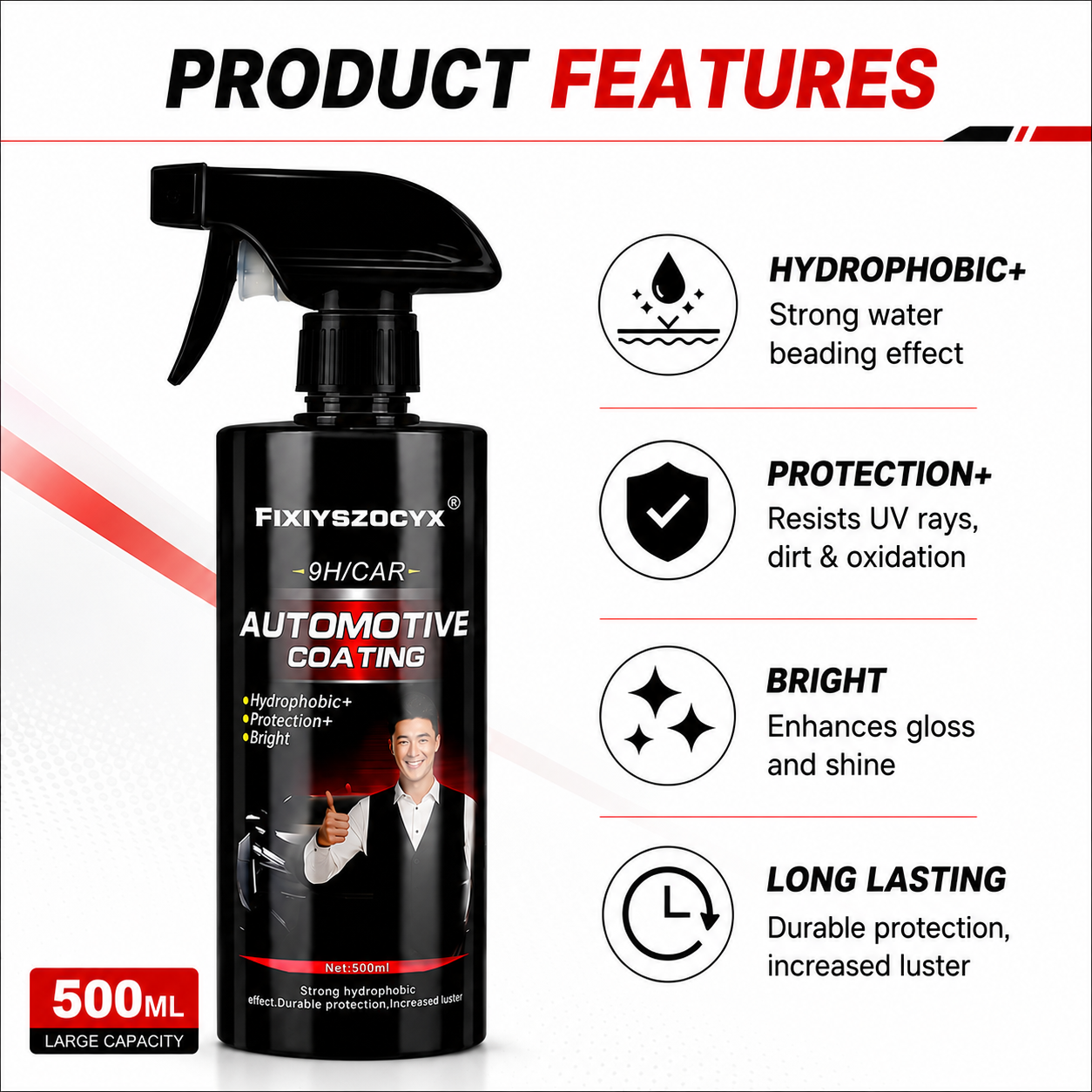 Ceramics for Cars Coating 500M - Nano Liquid Coating บทวิจารณ์และราคา