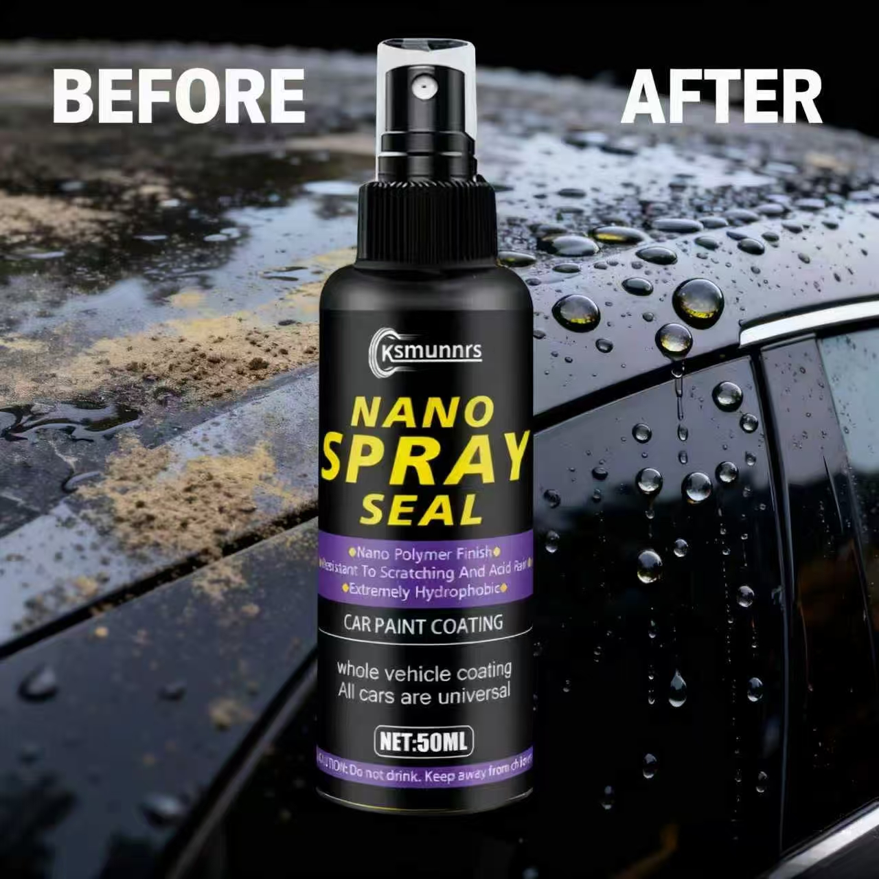 Ksmumnrs Nano Spray Seal 50ML  - Nano Liquid Coating บทวิจารณ์และราคา