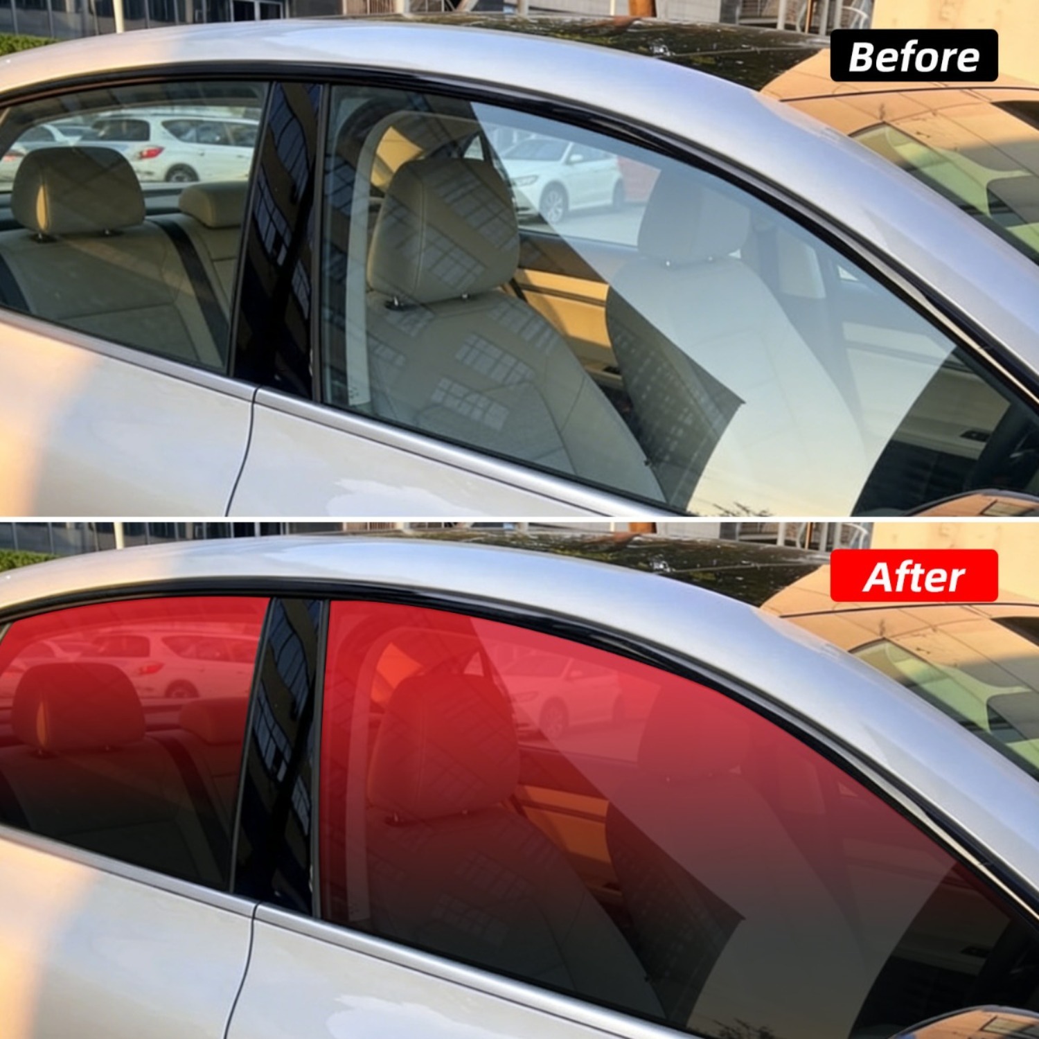 50x300cm Car Window Two-Tone T - Privacy Screen Protector บทวิจารณ์และราคา