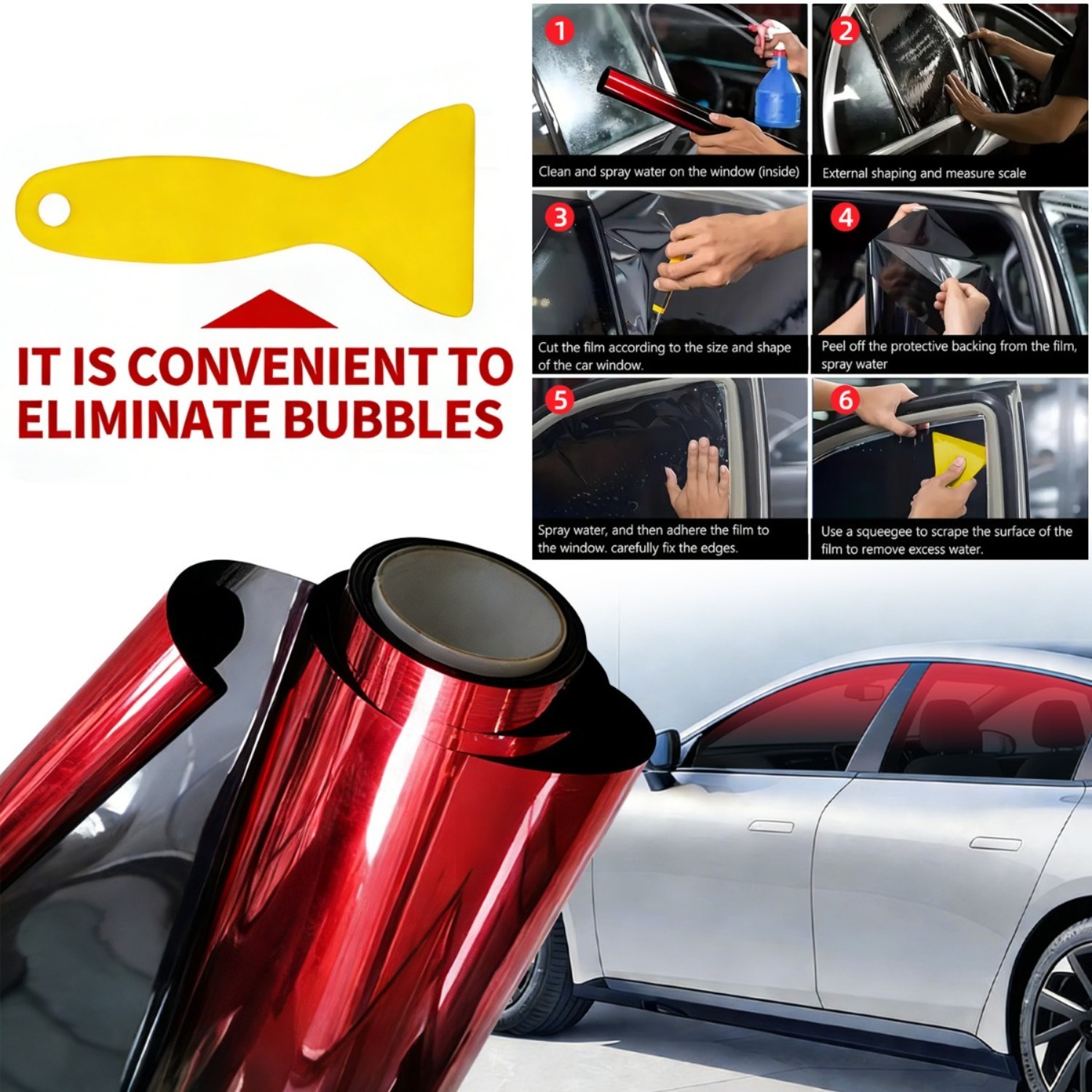 50x300cm Car Window Two-Tone T - Privacy Screen Protector บทวิจารณ์และราคา