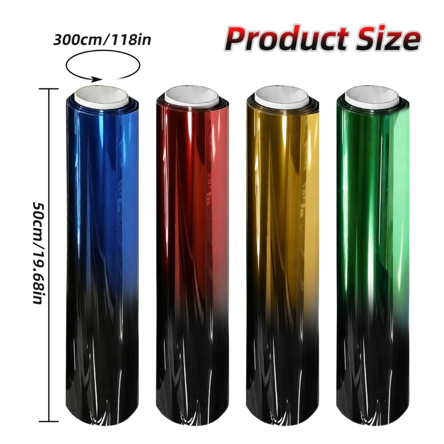 50x300cm Car Window Two-Tone T - Privacy Screen Protector บทวิจารณ์และราคา