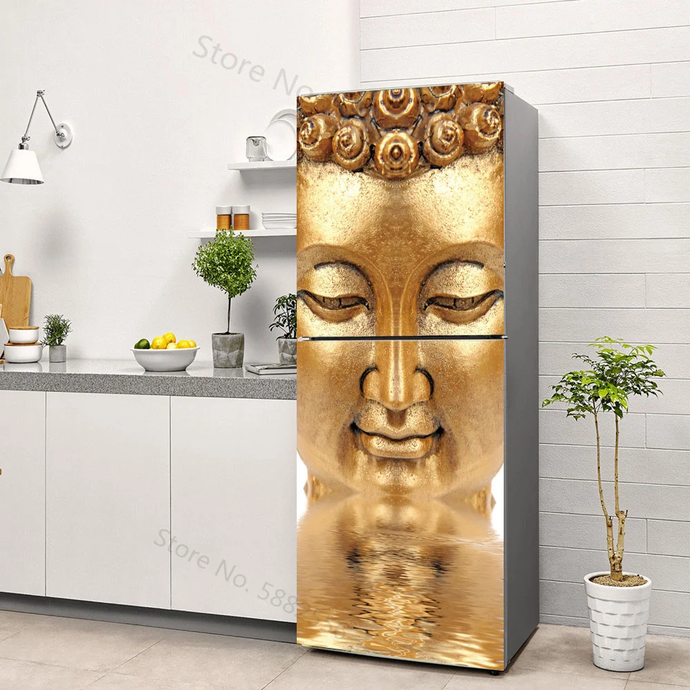 Buddha Art Vinyl Fridge Sticke - Full Cover Adhesive บทวิจารณ์และราคา