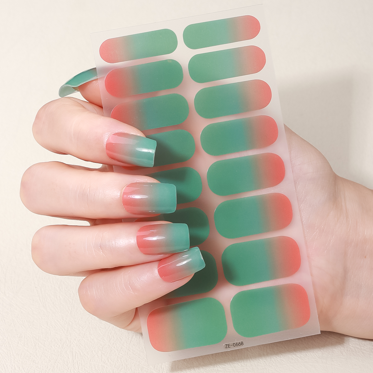 16Tips Full Cover Gradient Nai - Full Cover Adhesive บทวิจารณ์และราคา