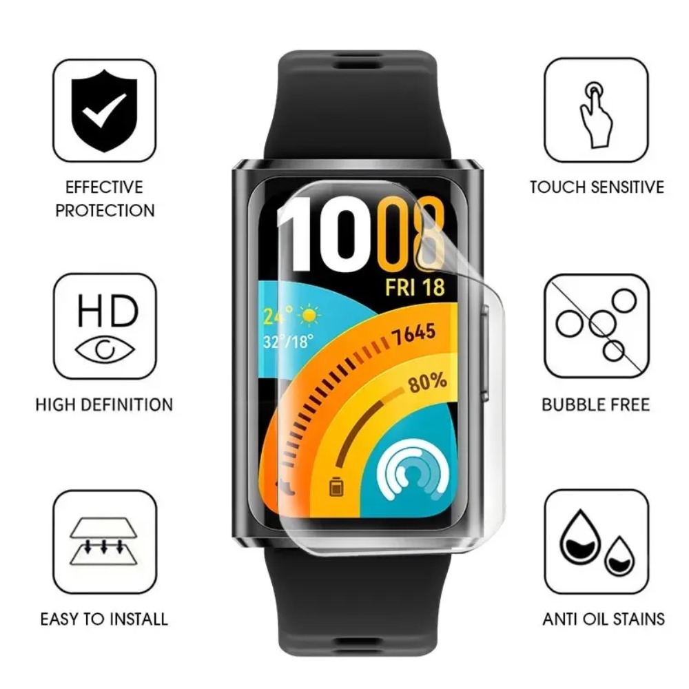 Hydrogel Films For Huawei Band - Hydrogel Screen Protector บทวิจารณ์และราคา