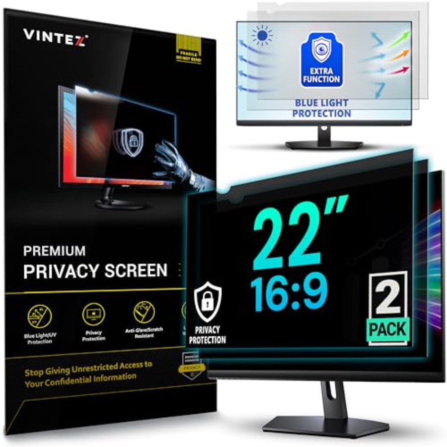 2 Pack 22 Inch 16:9 Privacy Sc - Privacy Filter 2Pack บทวิจารณ์และราคา