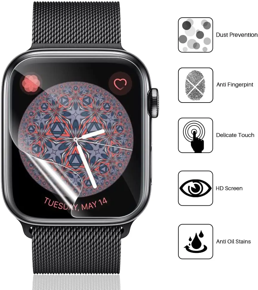 Screen Protector for Apple Wat - Smartwatch Screen Film บทวิจารณ์และราคา