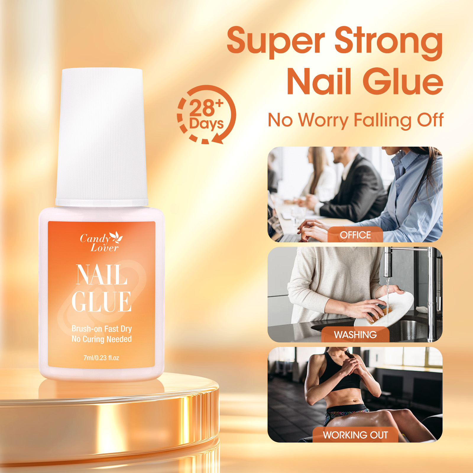 Super Strong Nail Glue Remover - Liquid Uv Glue Kit บทวิจารณ์และราคา