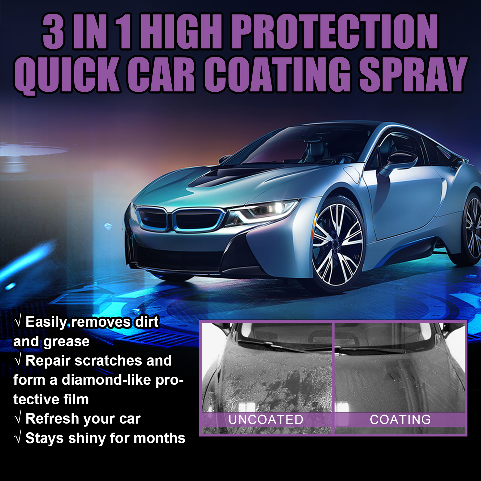 Car Ceramic Nano Coating Liqui - Nano Liquid Coating บทวิจารณ์และราคา
