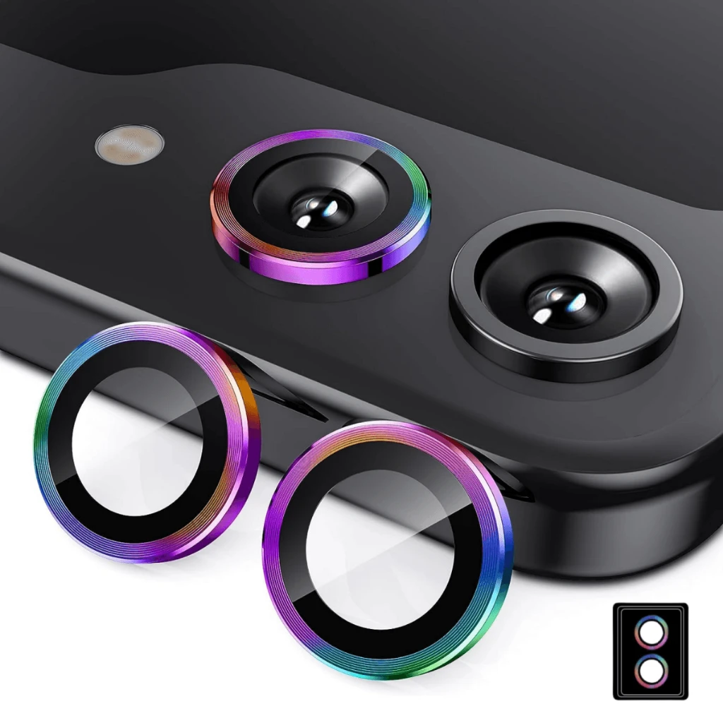 Metal Camera Lens Protector Fo - Tempered Glass Screen 9H บทวิจารณ์และราคา
