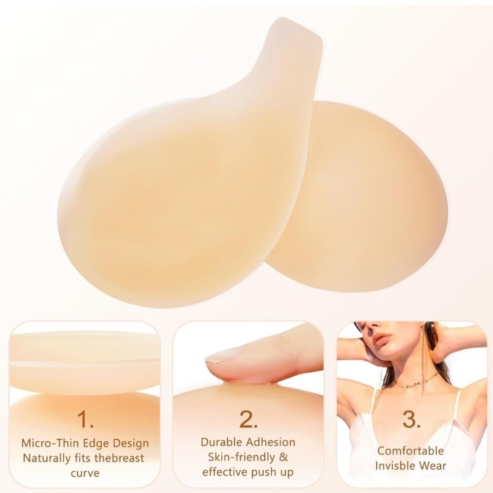 Seamless Silicone Nipple Cover - Full Cover Adhesive บทวิจารณ์และราคา